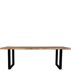 U-Fuß Tisch mit natürlicher Baumkante - Puzian