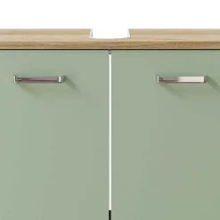 Unterbeckenschrank in Graugrün - Silevos