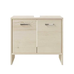 Unterbeckenschrank in hellem Holzdekor Pinie - Lecego