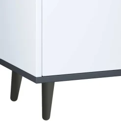 Unterbeckenschrank in Weiß und Anthrazit - Rondja