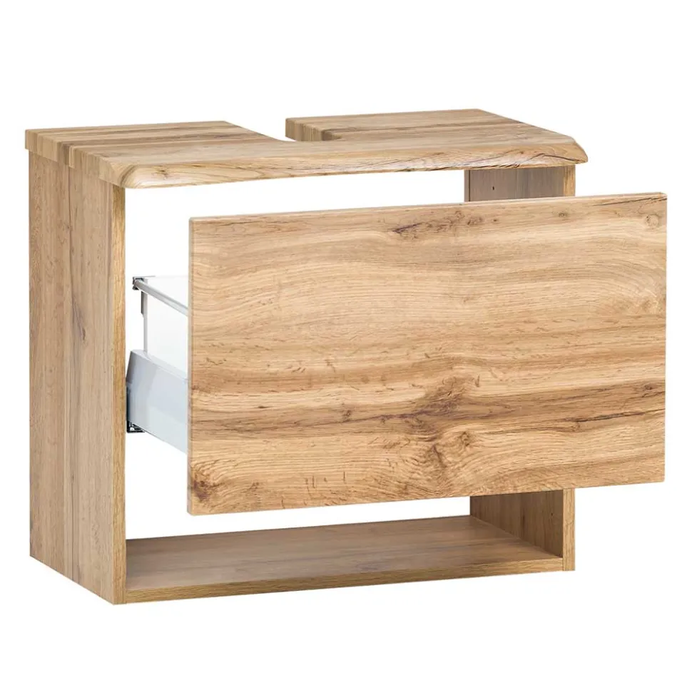 Unterbeckenschrank mit Baumkante Holzdekor - Tofias