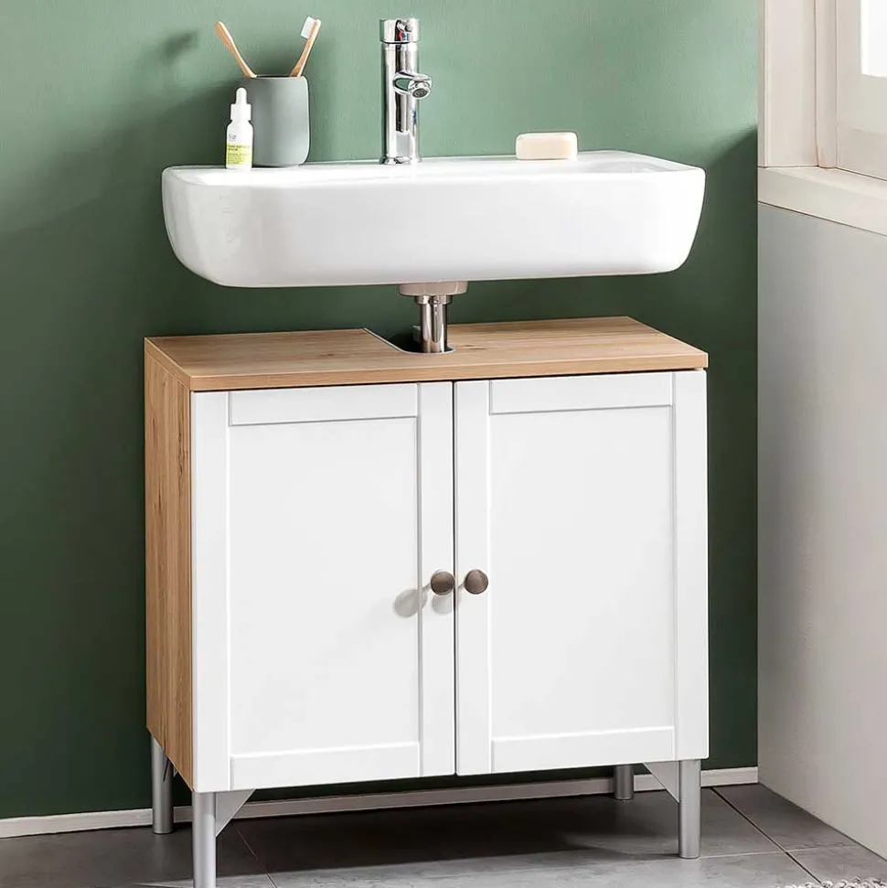 Unterbeckenschrank mit Doppeltür im Landhausstil - Traciana