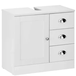 Unterbeckenschrank mit drei Schubladen & Tür - Gorgona