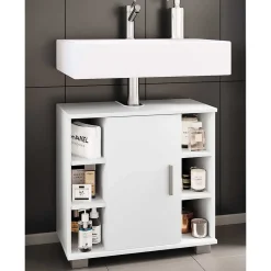 Unterbeckenschrank mit sechs Fächern und Tür - Gransov I