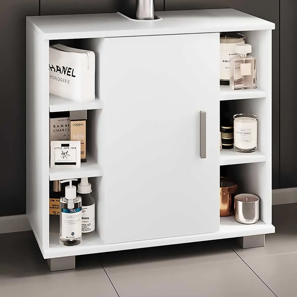 Unterbeckenschrank mit sechs Fächern und Tür - Gransov I