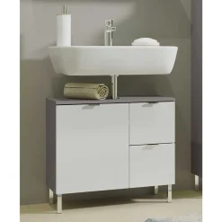 Unterbeckenschrank mit zwei Schubladen & Tür - Otrus