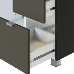 Unterschrank für Waschbecken mit 2 Schubladen & Tür - Jaenda