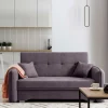 Velours Couch in Mauve mit Federkern - Speccia