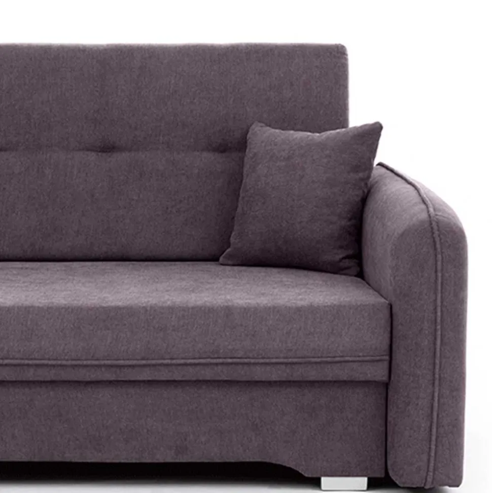 Velours Couch in Mauve mit Federkern - Speccia