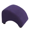 Velours Hocker in Violett - Cregorian