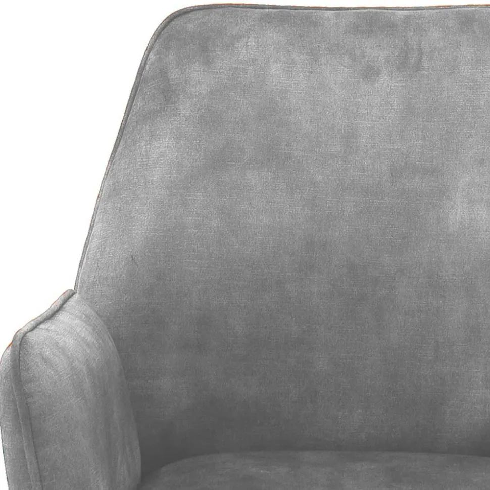 Velours Küchenstuhl mit Armlehnen - Jeremy (2er Set)