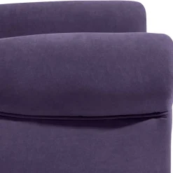 Velours Ohrenbackensessel in Violett - Salut