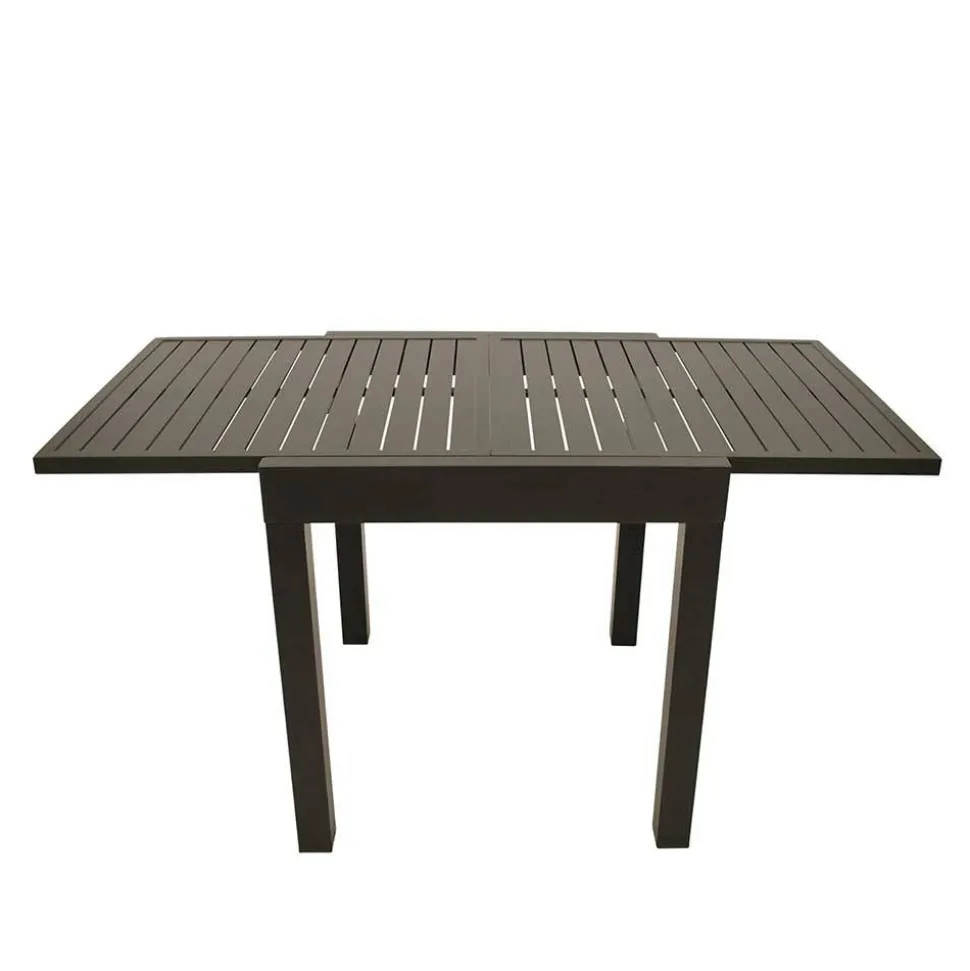 Verlängerbarer Balkontisch in Dunkelgrau - Fredoco