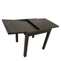 Verlängerbarer Balkontisch in Dunkelgrau - Fredoco