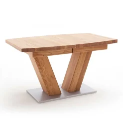 Verlängerbarer Bootsdesign Tisch aus Wildeiche - Peng