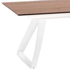 Verlängerbarer Design Esstisch zweifarbig - Sanatate