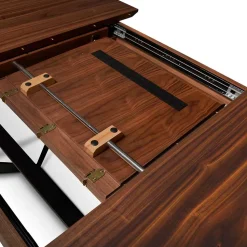 Verlängerbarer Esstisch mit Auszug Butterfly - Eldrida