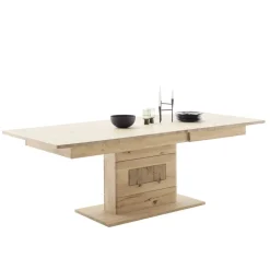 Verlängerbarer Esszimmertisch teilmassiv - Losiamos