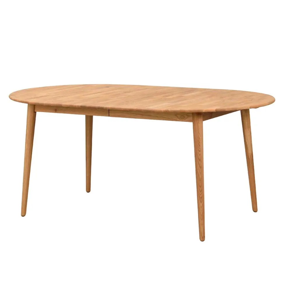 Verlängerbarer Holztisch mit ovaler Platte - Julisch