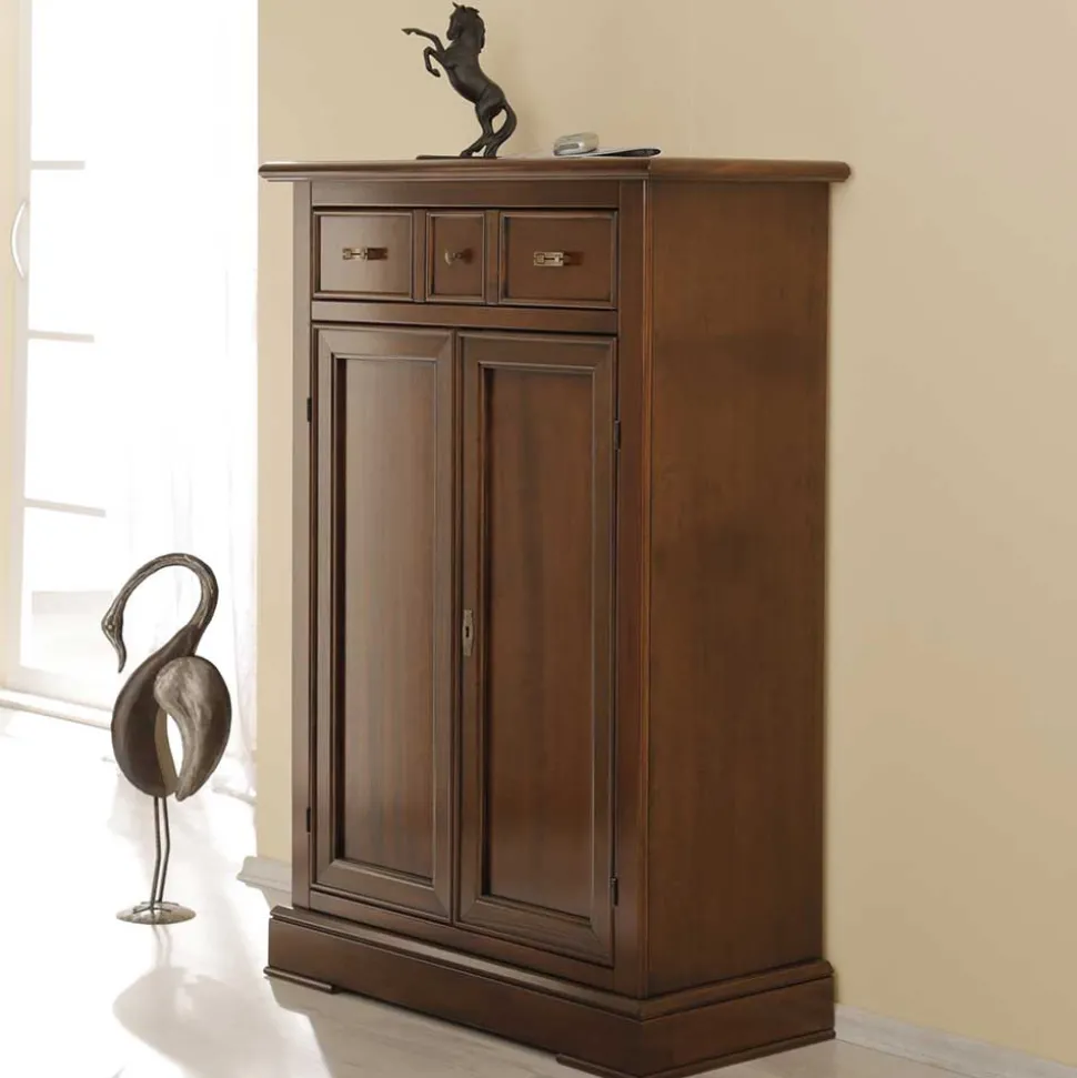 Vertiko Kommode in Walnussfarben Antik - Istefanio