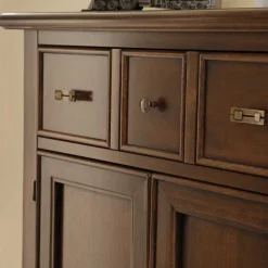 Vertiko Kommode in Walnussfarben Antik - Istefanio