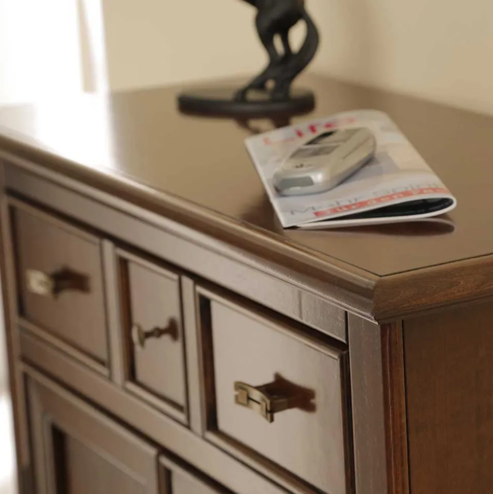 Vertiko Kommode in Walnussfarben Antik - Istefanio