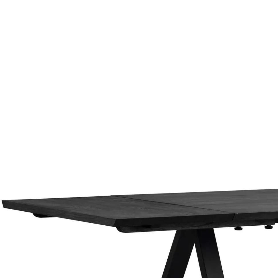 V-Fuß Esstisch in Schwarz - Hungaro