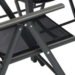 Vier Hochlehner & Gartentisch Set - Cadiz (fünfteilig)