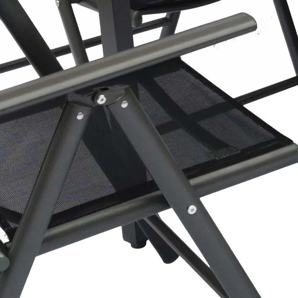 Vier Hochlehner & Gartentisch Set - Cadiz (fünfteilig)