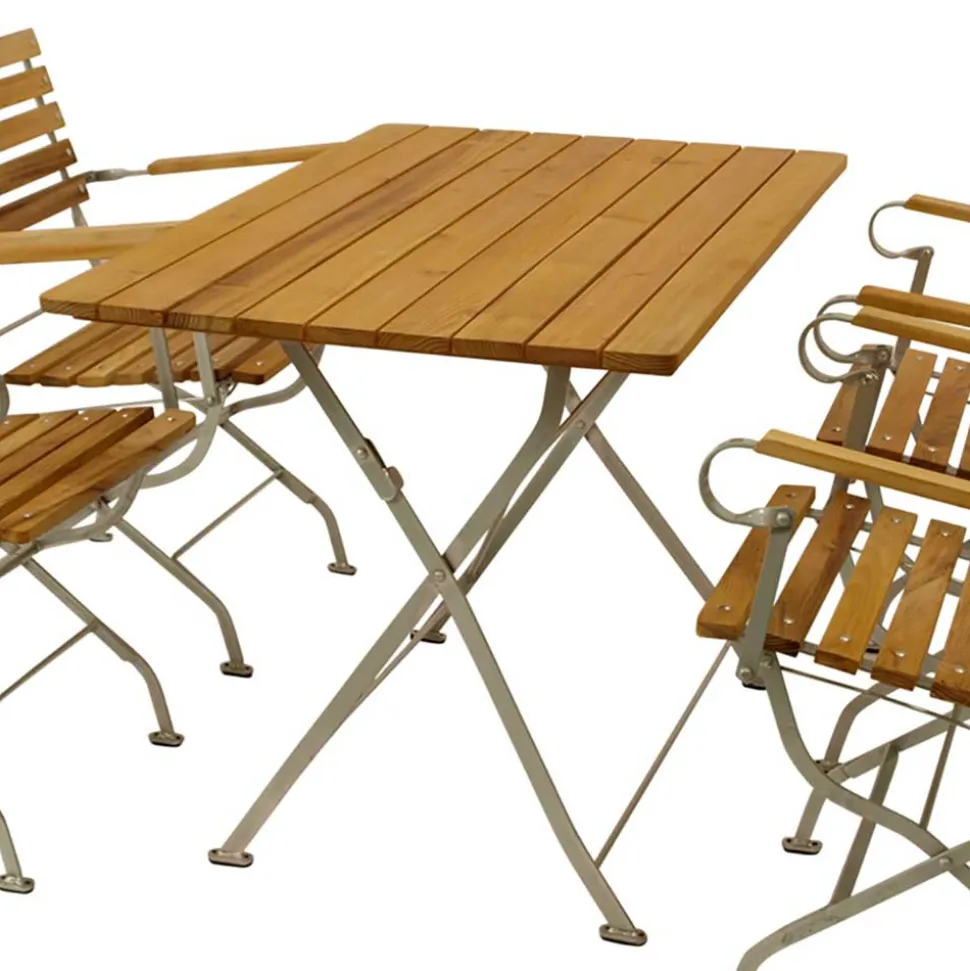 Vier Personen Sitzgruppe für den Garten - Laucius (fünfteilig)