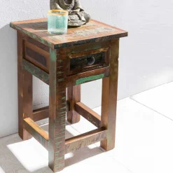 Vintage Ablagetisch Dencig mit Schublade