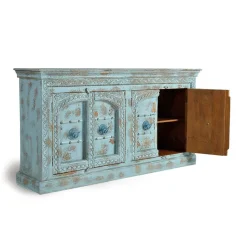 Vintage Design Anrichte in Türkis - Canopuss