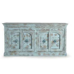 Vintage Design Anrichte in Türkis - Canopuss