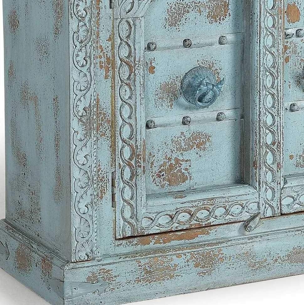 Vintage Design Anrichte in Türkis - Canopuss