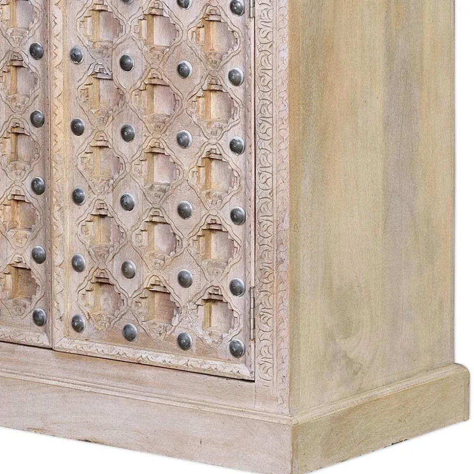 Vintage Design Schrank in White Wash - Uladan