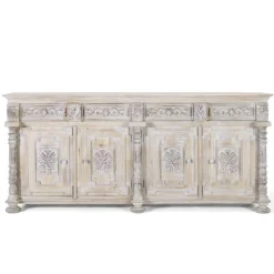 Vintage Design Sideboard in Holz White Wash - Cionga