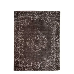 Vintage Design Teppich in Anthrazit - Rocks