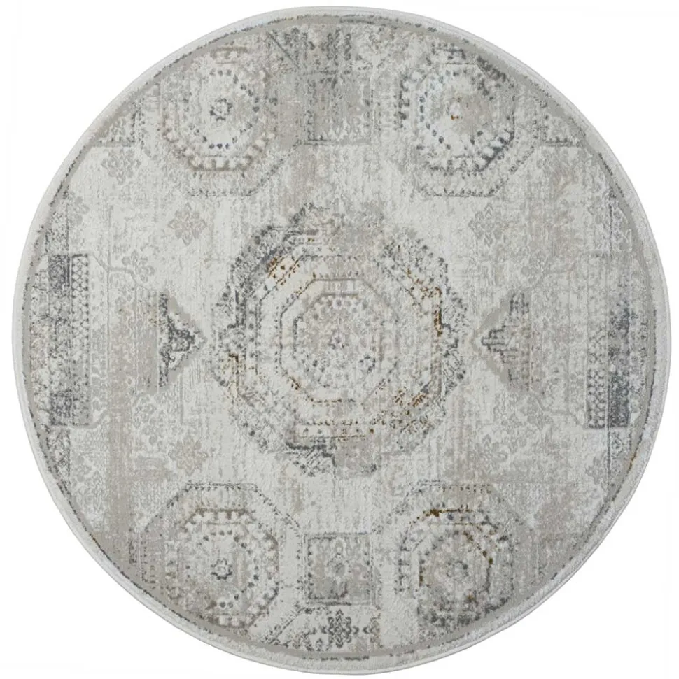 Vintage Design Teppich in hellen Farben - Samanca