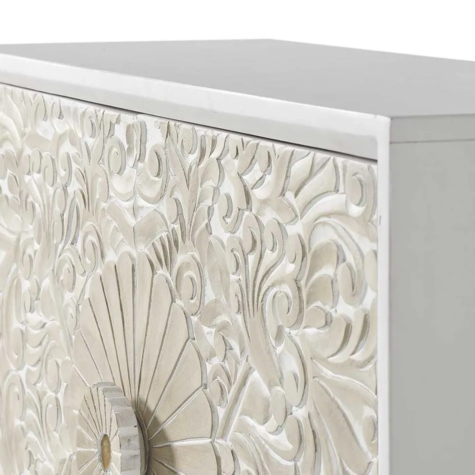 Vintage Design Türenkommode aus Mango Massivholz - Triboot