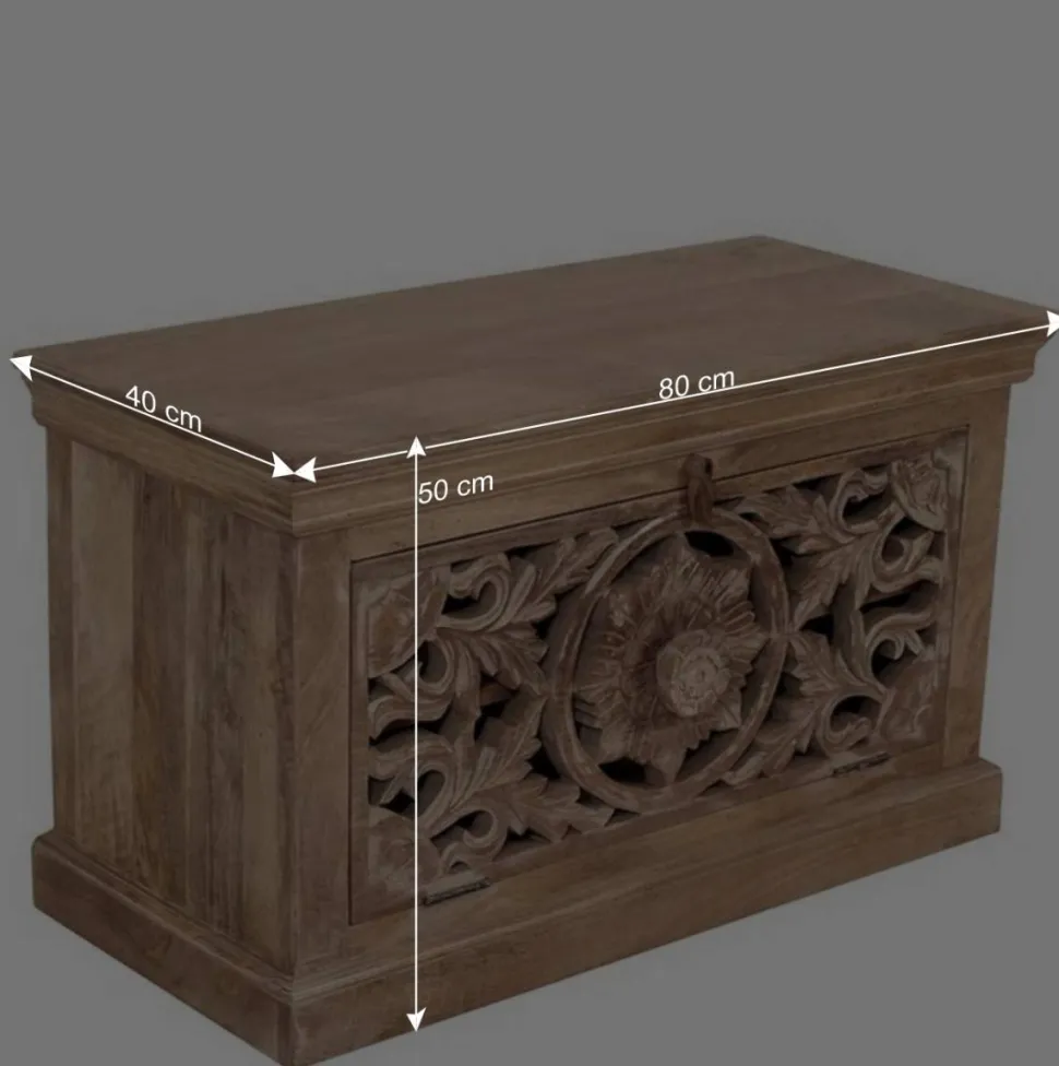 Vintage Dielenmöbel mit Schnitzereien - Runiasa (fünfteilig)