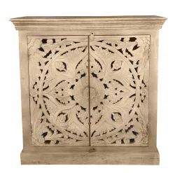 Vintage Flurmöbel aus Holz Sandfarben - Runiasa (sechsteilig)