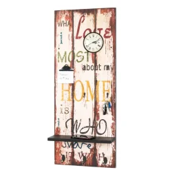 Vintage Garderobe Coventry mit Uhr