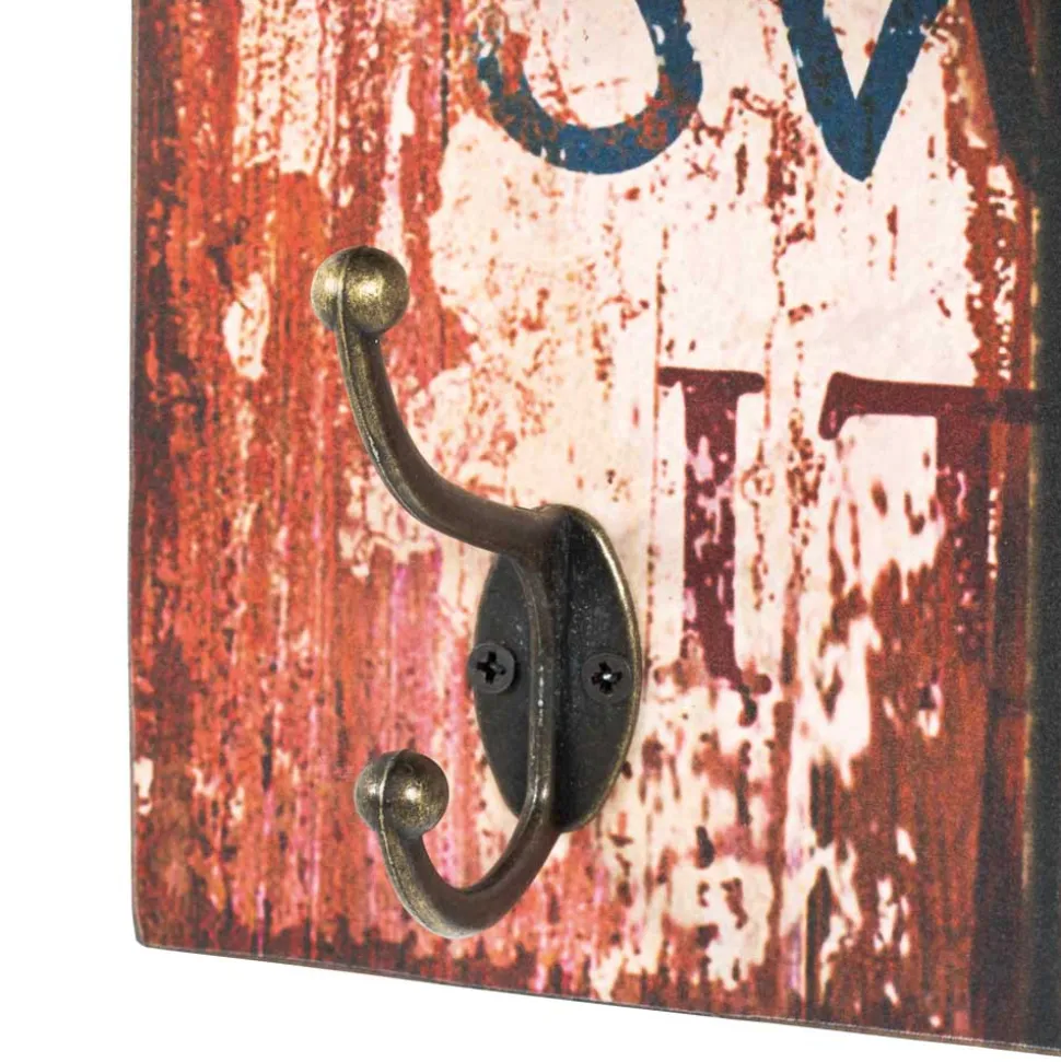 Vintage Garderobe Coventry mit Uhr