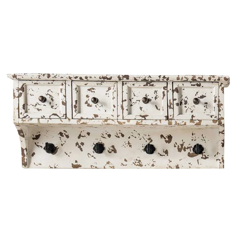 Vintage Küchenregal mit Schubladen & Haken - Naharas