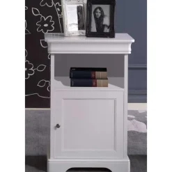 Vintage Kommode in Weiß & Nussbaum - Zarinas