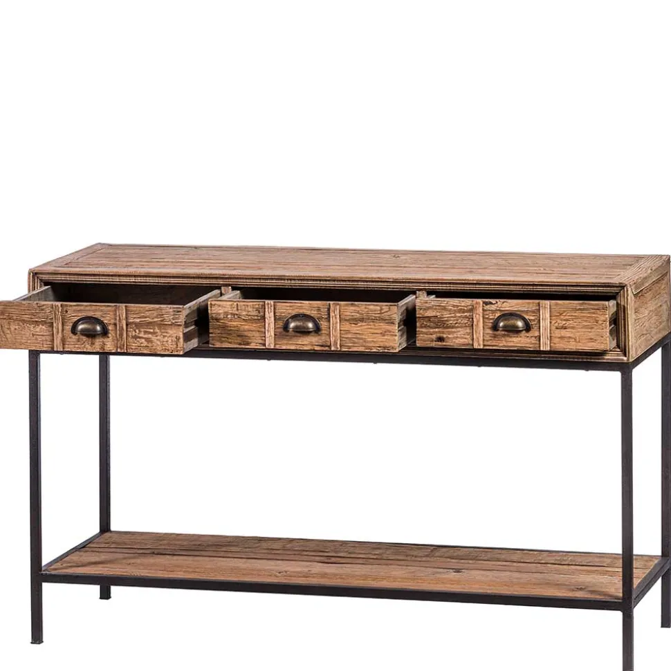 Vintage Konsolentisch mit drei Schubladen - Uvolph