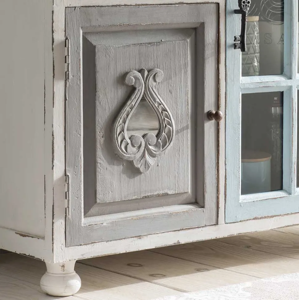 Vintage Landhaus Highboard - romantisch - Sacons