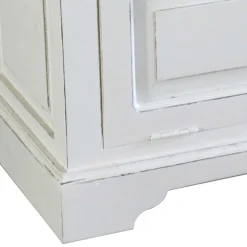 Vintage Landhaus Schuhbank in Antikweiß - Wittgenstein