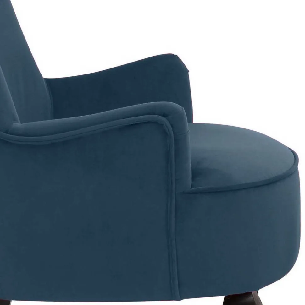 Vintage Polstersessel & Hocker - Akper (zweiteilig)