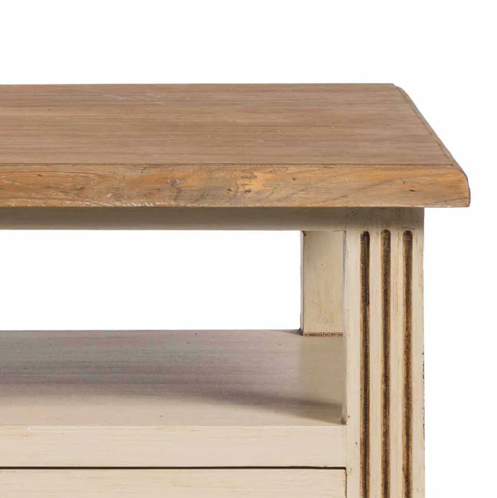 Vintage-Lowboard Helsing aus Massivholz